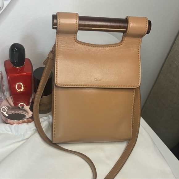 Chloe taupe magda top handle bag . Authentic - Picture 5 of 16